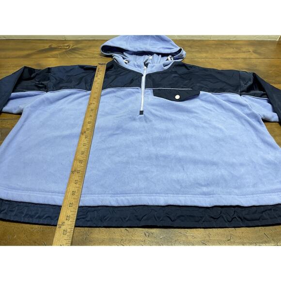 Athleta Zion Micro Fleece 1/2 Zip Victorian Periwinkle Size Women's Large - Picture 8 of 13